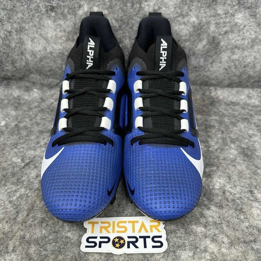 Nike Alpha Menace 4 Elite Football Cleats Mens 8.5 Royal Blue FD7036-400